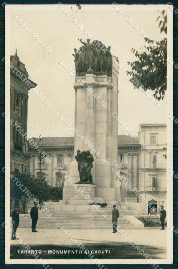 Taranto Città Monumento ai Caduti Foto cartolina MX3745 – fronte