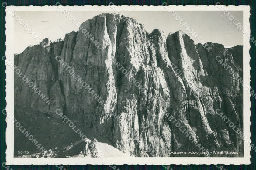 Trento Canazei Parete Sud Marmolada Foto cartolina MX3747 – fronte