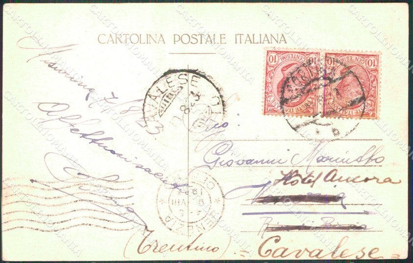 Belluno Cadore Monte Cristallo Piz Popena Foto cartolina MX3752 – retro