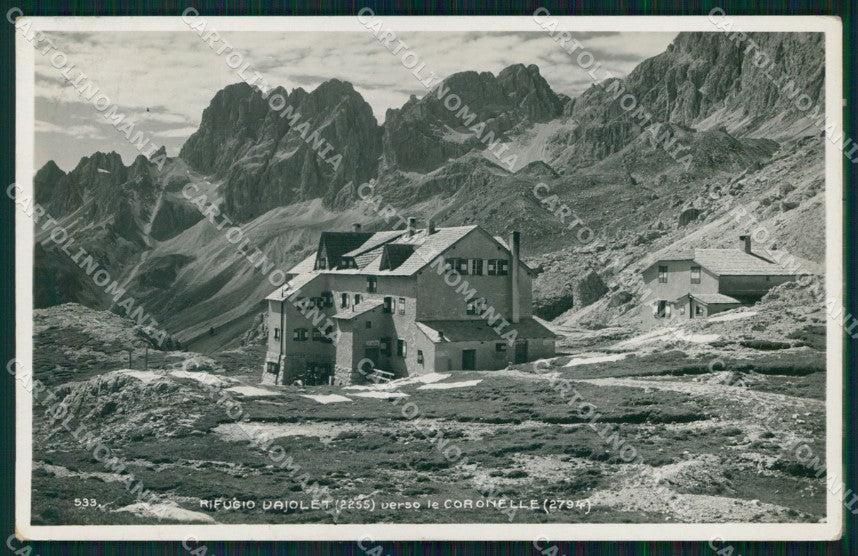 Trento Pozza di Fassa Rifugio Vajolet Verso Coronelle Foto cartolina MX3757 – fronte