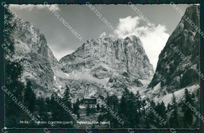 Trento Vigo di Fassa Rifugio Contrin Marmolada Foto cartolina MX3761 – fronte