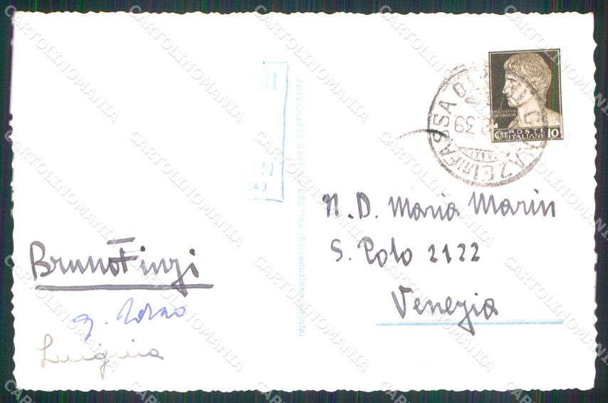 Trento Vigo di Fassa Rifugio Contrin Marmolada Foto cartolina MX3762 – retro