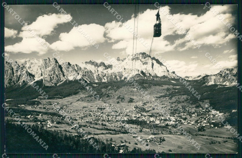 Belluno Cortina d'Ampezzo Funivia Belvedere Zardini Foto cartolina MX3766 – fronte