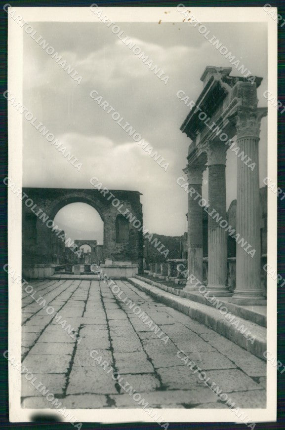 Napoli Pompei Foro Civile Archi di Trionfo Foto cartolina MX3778 – fronte