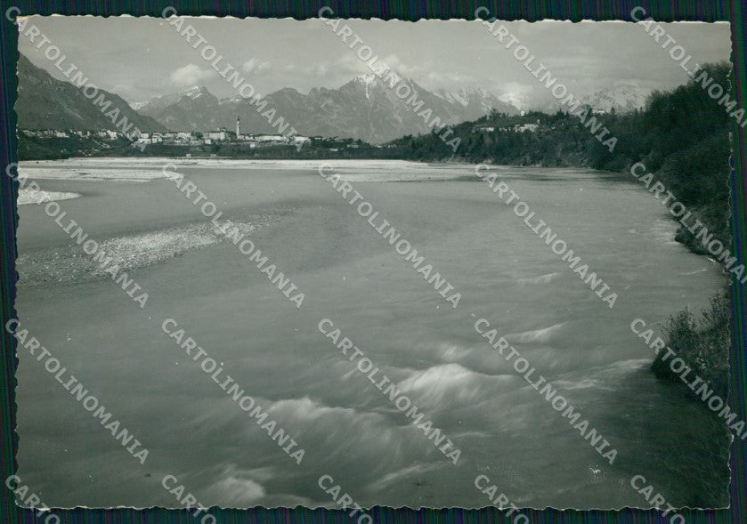 Belluno Città Veduta Fiume Piave Foto cartolina MX3783 – fronte