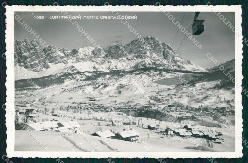 Belluno Cortina d'Ampezzo Monte Cristallo Foto cartolina MX3792 – fronte