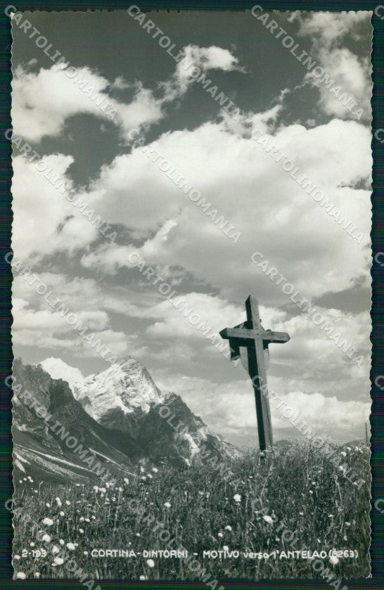 Belluno Cortina d'Ampezzo Motivo Verso Antelao Foto cartolina MX3798 – fronte