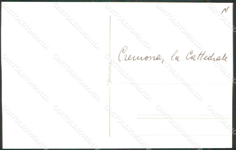 Cremona Città Cattedrale Foto cartolina MX3800 – retro