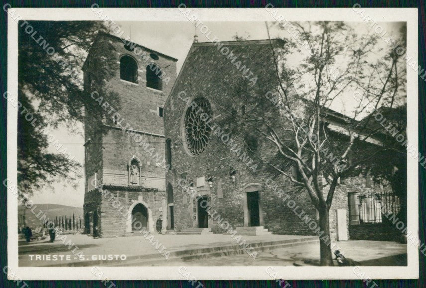 Trieste Città Chiesa San Giusto Foto cartolina MX3805 – fronte