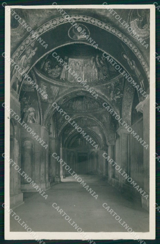 Venezia Città Chiesa San Marco Atrio Foto cartolina MX3807 – fronte