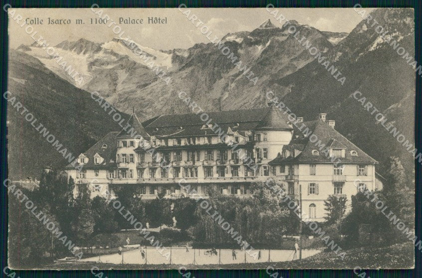 Bolzano Colle Isarco Palace Hotel Pista Ghiaccio Franzl 335 11 cartolina MX3818 – fronte