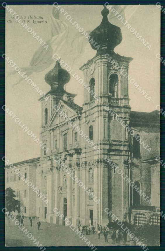 Gorizia Città Chiesa Sant'Ignazio cartolina MX3820 – fronte