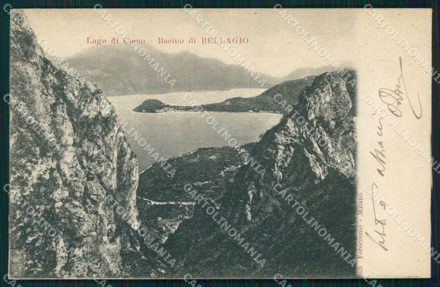 Como Bellagio Bacino di Lago cartolina MX3826 – fronte