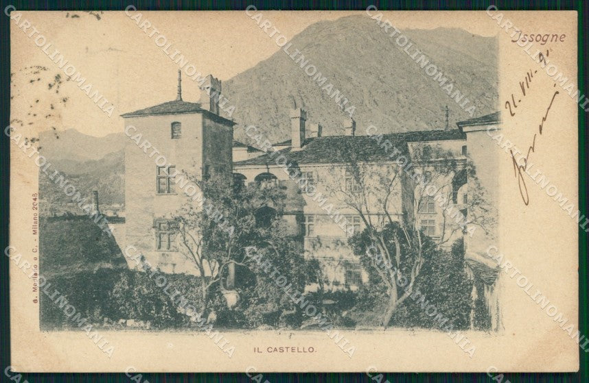 Aosta Issogne Castello Modiano 2045 cartolina MX3829 – fronte