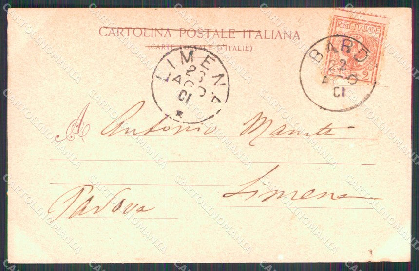 Aosta Issogne Castello Modiano 2045 cartolina MX3829 – retro