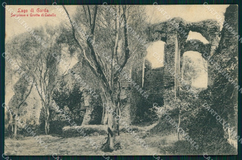 Brescia Sirmione Grotta Catullo Lago Garda Stengel 20247 cartolina MX3836 – fronte