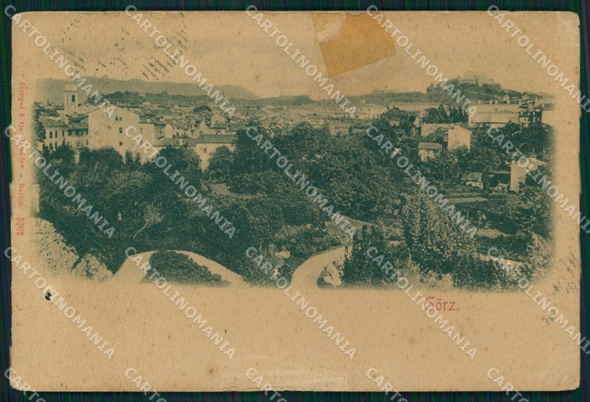 Gorizia Città Veduta Generale ABRASA FORO Stengel 5202 cartolina MX3841 – fronte
