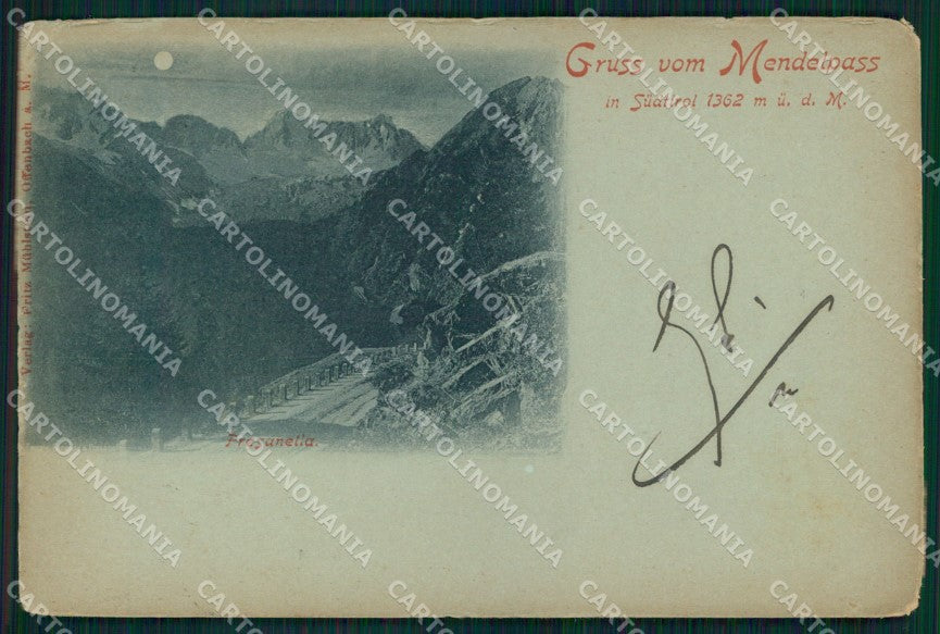 Bolzano Caldaro Mendola Saluti da Chiaro di Luna cartolina MX3842 – fronte