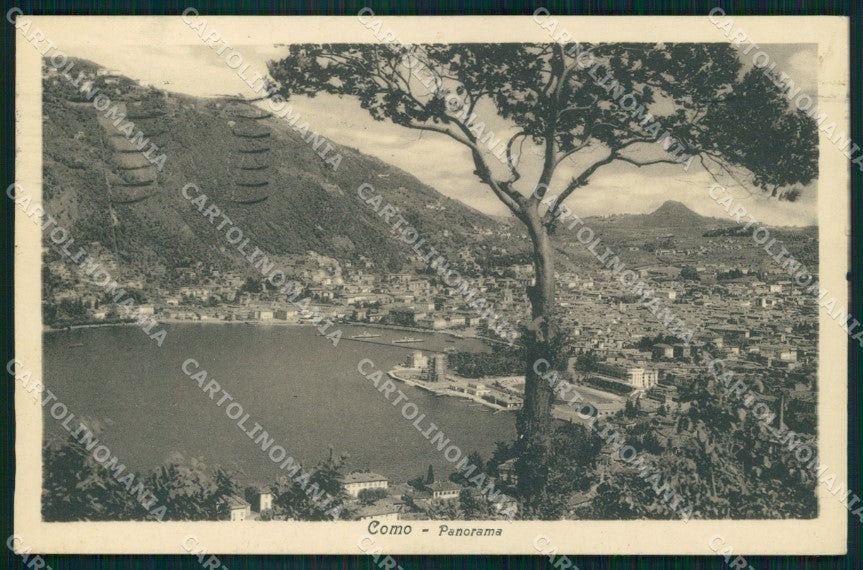 Como Città Veduta Generale Lago Brunner 100 56 cartolina MX3850 – fronte