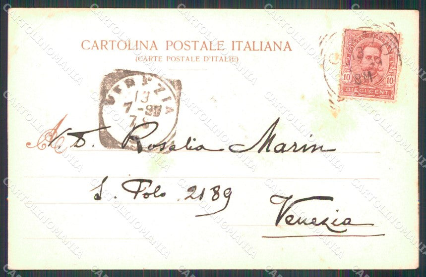 Como Città Veduta Generale Lago PIEGHINA Modiano 130 cartolina MX3852 – retro