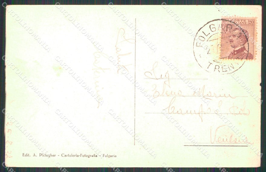 Trento Folgaria Chiesa Madonna delle Grazie cartolina MX3878 – retro
