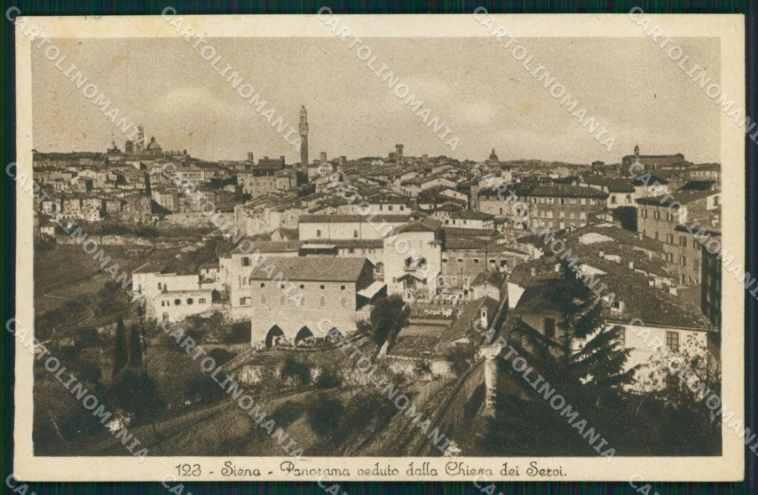 Siena Città Veduta da Chiesa dei Servi cartolina MX3884 – fronte