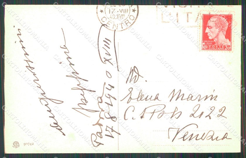 Padova Città Università Palazzo Scuola Alterocca 90742 cartolina MX3889 – retro
