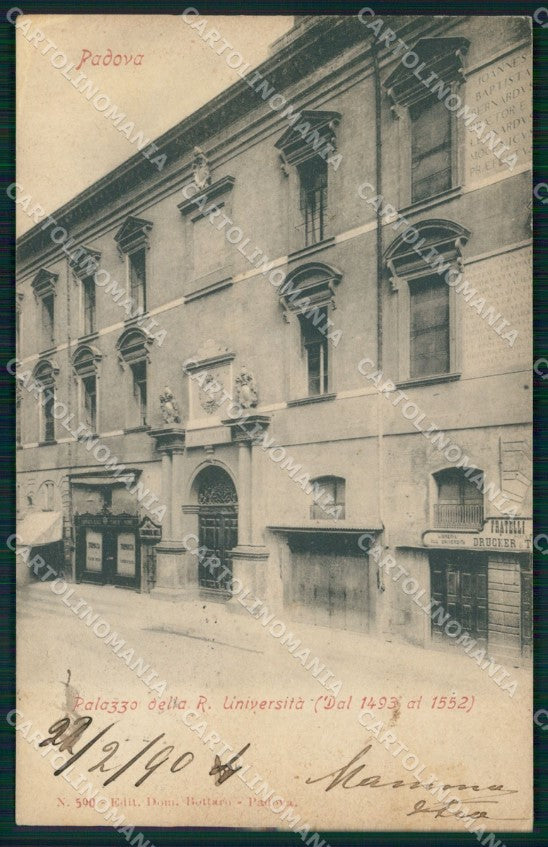 Padova Città Palazzo dell'Università cartolina MX3892 – fronte