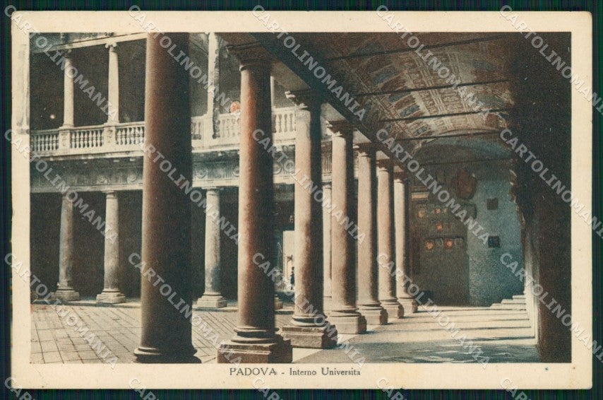 Padova Città Interno Università cartolina MX3895 – fronte