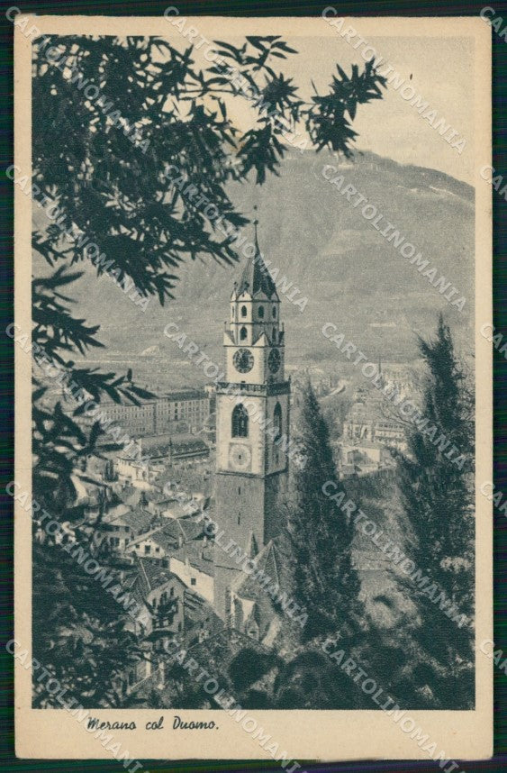 Bolzano Merano Veduta del Duomo cartolina MX3902 – fronte
