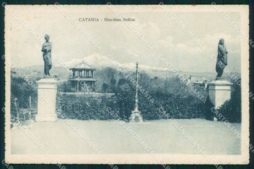 Catania Città Giardino Bellini cartolina MX3931 – fronte