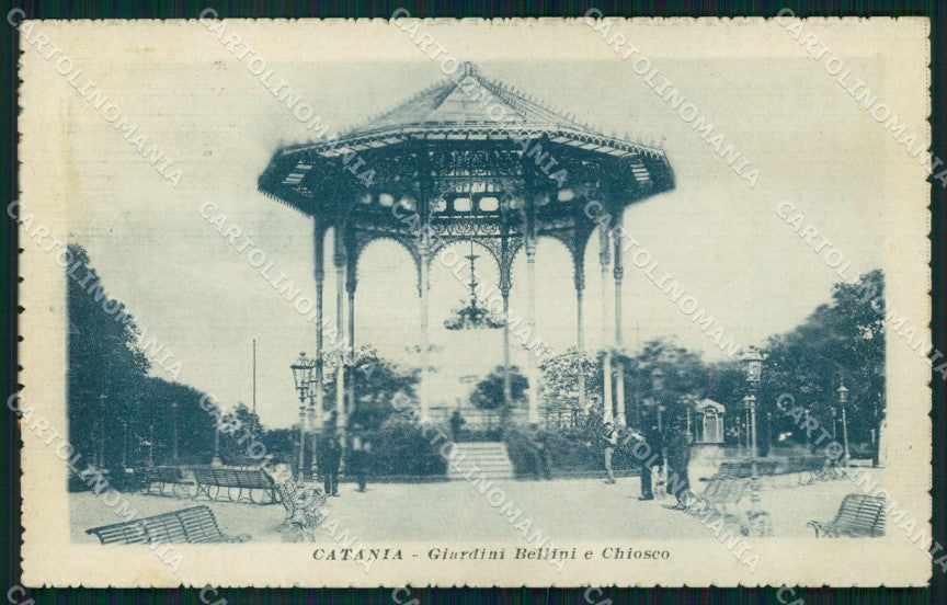 Catania Città Giardini Bellini Chiosco cartolina MX3934 – fronte