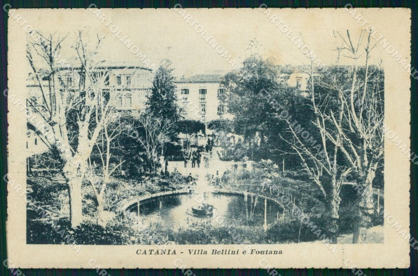 Catania Città Villa Bellini Fontana cartolina MX3936 – fronte