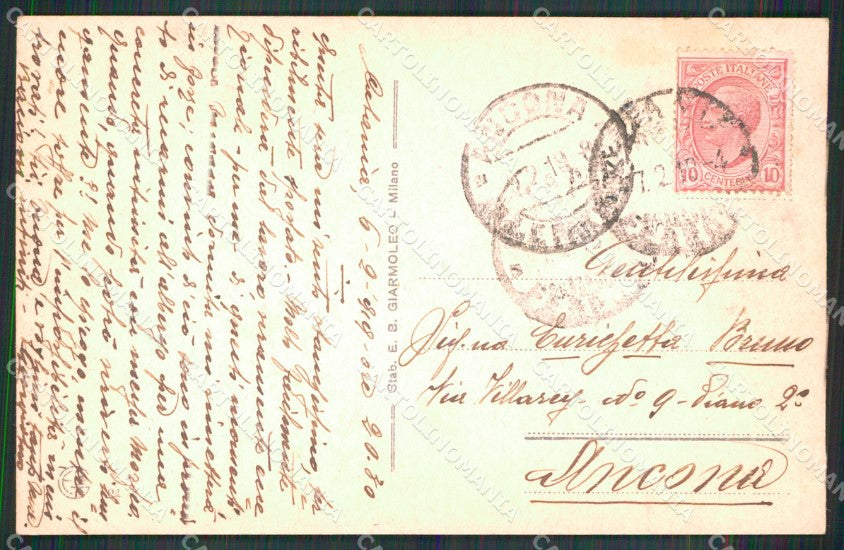 Catania Città Teatro Bellini cartolina MX3945 – retro
