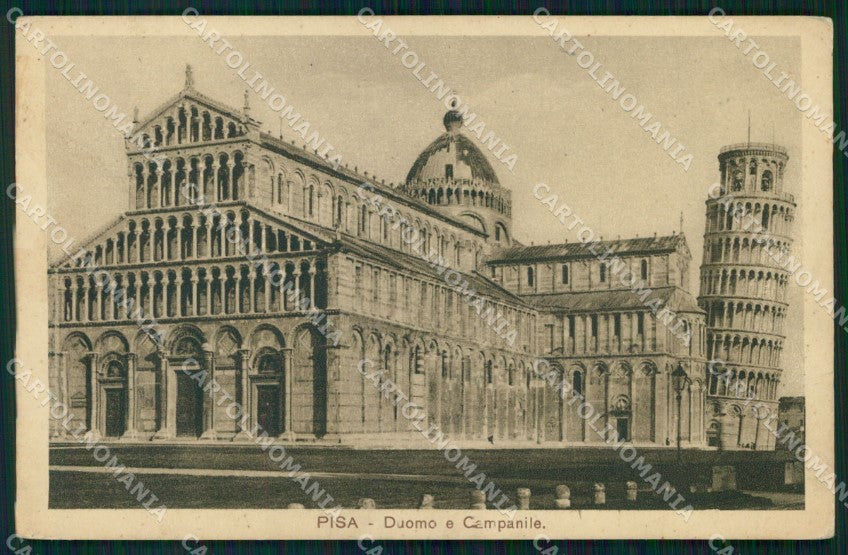 Pisa Città Duomo Campanile Torre cartolina MX3948 – fronte