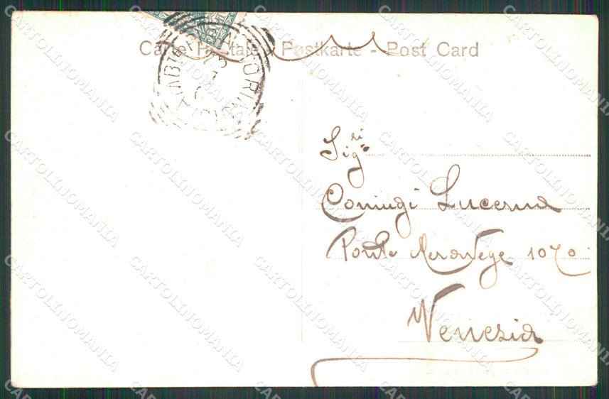 Lucca Viareggio Viale Ugo Foscolo Tonelli ABRASA cartolina MX3951 – retro