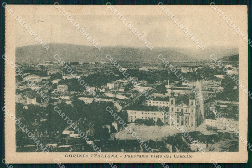 Gorizia Città Veduta Generale dal Castello Posta Militare cartolina MX3952 – fronte