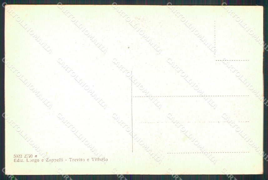 Treviso Vittorio Veneto Torre Medioevale Castello San Martino cartolina MX3957 – retro