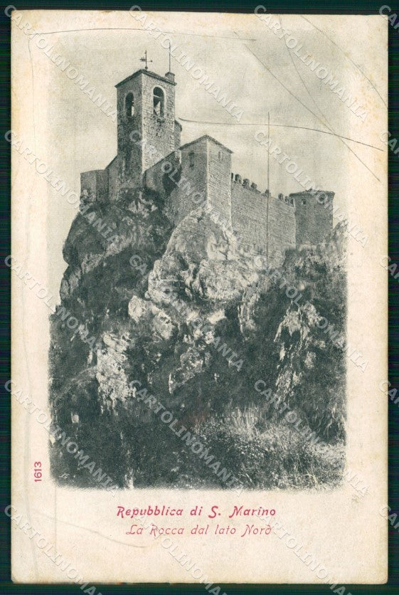 San Marino Rocca Lato Nord cartolina MX3958 – fronte