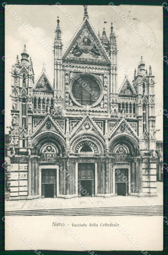 Siena Città Facciata Cattedrale cartolina MX3983 – fronte