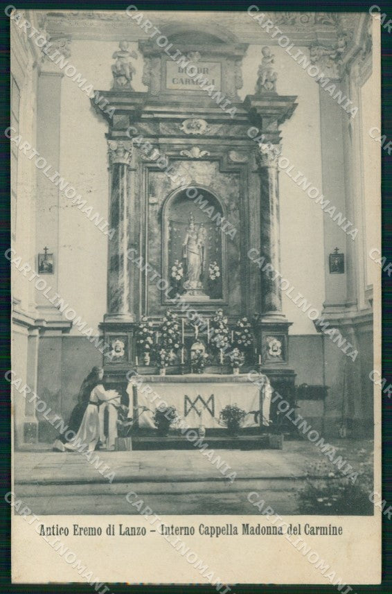 Torino Lanzo Torinese Antico Eremo Cappella Madonna Carmine cartolina MX3984 – fronte