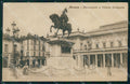 Novara Città Monumento Vittorio Emanuele PIEGHINA cartolina MX3986 – fronte