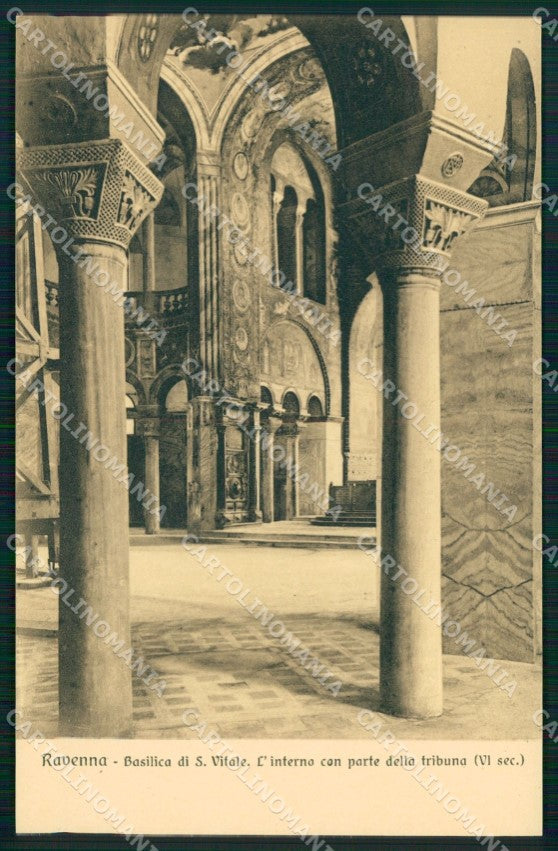 Ravenna Città Interno Basilica San Vitale Brunner 15642 cartolina MX3994 – fronte