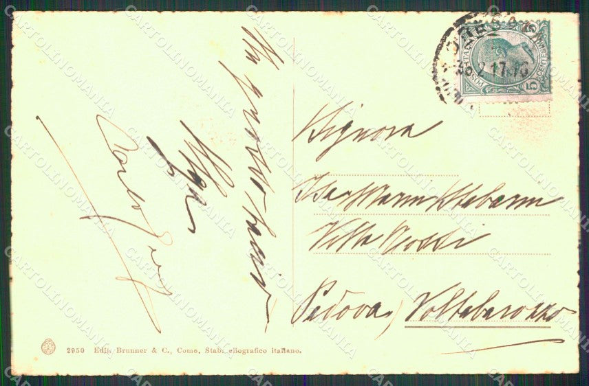 Brescia Salò Lago Garda Veduta Generale Brunner 2950 cartolina MX4004 – retro