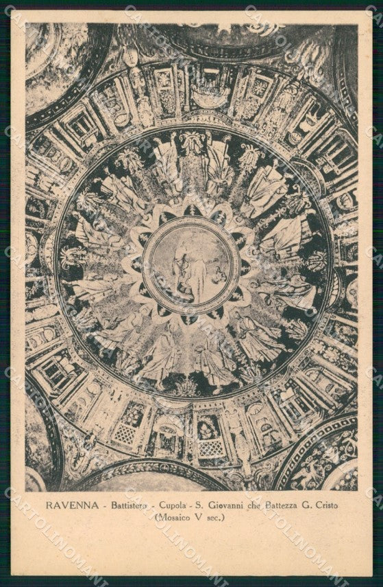 Ravenna Città Cupola del Battistero cartolina MX4022 – fronte