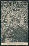 Ravenna Città Chiesa Sant'Apollinare Nuovo Mosaico Giustiniano cartolina MX4023 – fronte