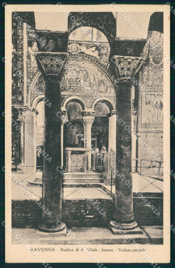 Ravenna Città Interno Basilica San Vitale cartolina MX4029 – fronte
