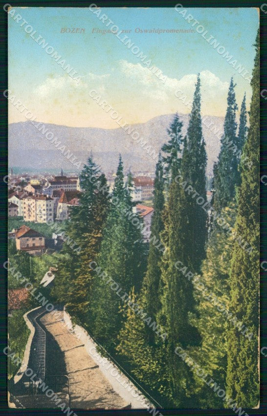 Bolzano Città Veduta Generale cartolina MX4040 – fronte