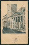 Perugia Assisi Tempio di Minerva PIEGA Modiano 499 cartolina MX4052 – fronte