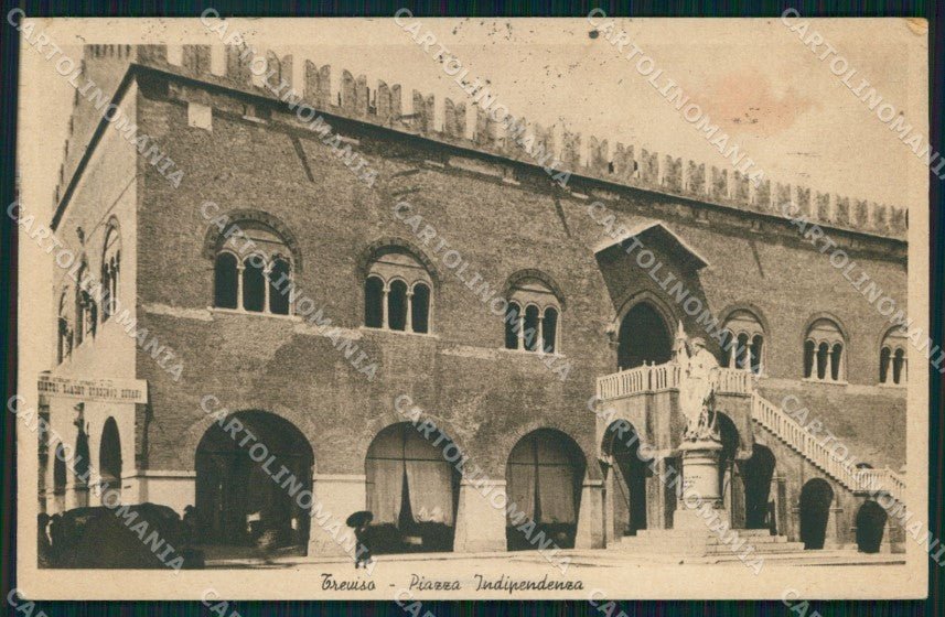 Treviso Città Piazza Indipendenza cartolina MX4073 – fronte